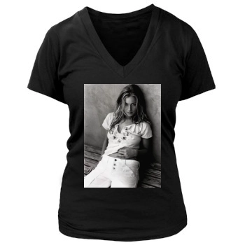 Christina Applegate Women's Deep V-Neck TShirt