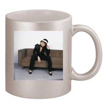 Christina Applegate 11oz Metallic Silver Mug