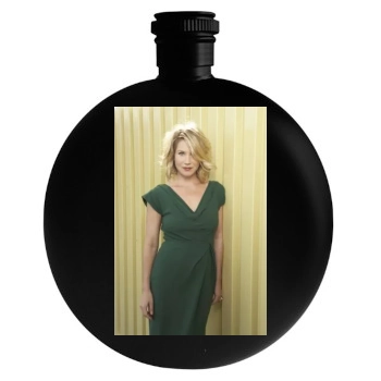 Christina Applegate Round Flask