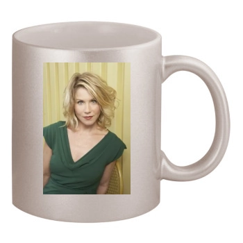 Christina Applegate 11oz Metallic Silver Mug