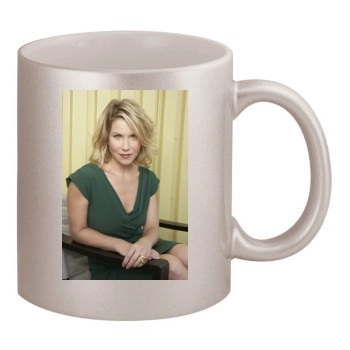 Christina Applegate 11oz Metallic Silver Mug