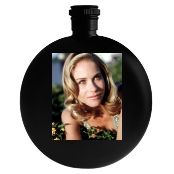 Christina Applegate Round Flask