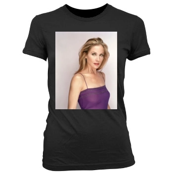 Christina Applegate Women's Junior Cut Crewneck T-Shirt