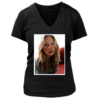 Christina Applegate Women's Deep V-Neck TShirt