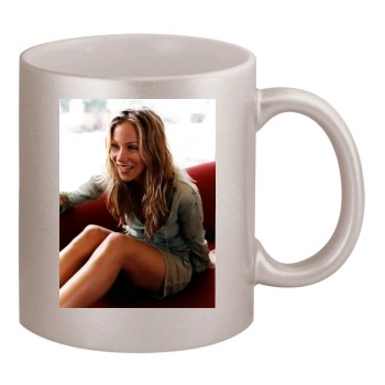 Christina Applegate 11oz Metallic Silver Mug