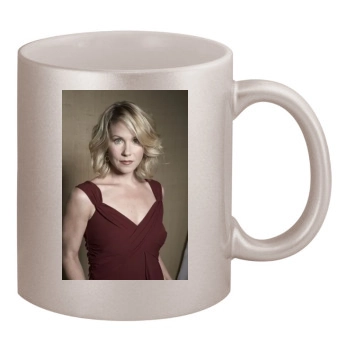 Christina Applegate 11oz Metallic Silver Mug