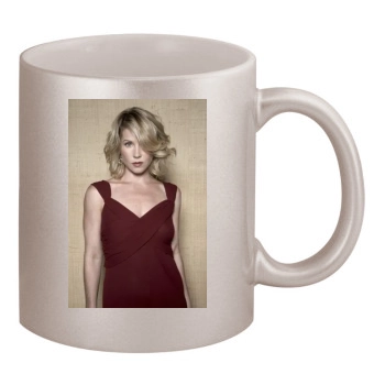 Christina Applegate 11oz Metallic Silver Mug