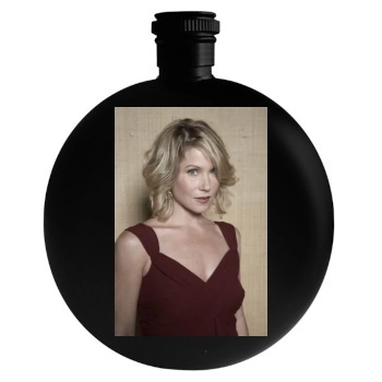 Christina Applegate Round Flask