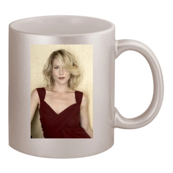 Christina Applegate 11oz Metallic Silver Mug