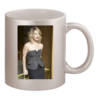 Christina Applegate 11oz Metallic Silver Mug