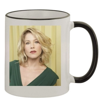 Christina Applegate 11oz Colored Rim & Handle Mug