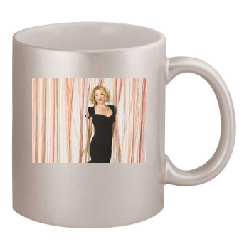 Christina Applegate 11oz Metallic Silver Mug