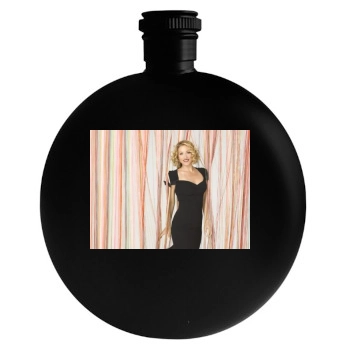 Christina Applegate Round Flask