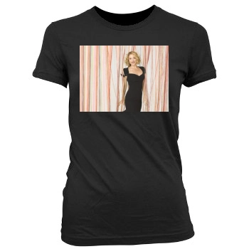 Christina Applegate Women's Junior Cut Crewneck T-Shirt