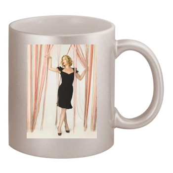 Christina Applegate 11oz Metallic Silver Mug