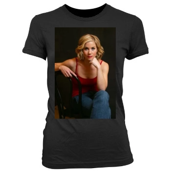 Christina Applegate Women's Junior Cut Crewneck T-Shirt