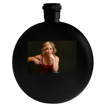 Christina Applegate Round Flask