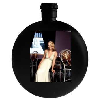 Christina Applegate Round Flask