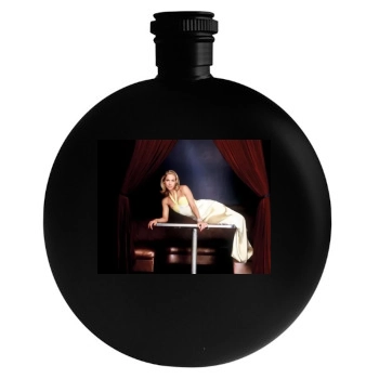 Christina Applegate Round Flask