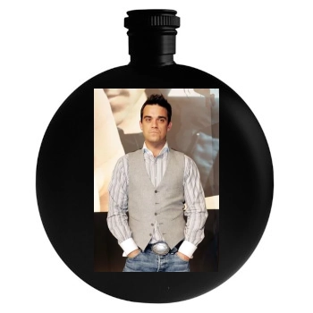Robbie Williams Round Flask