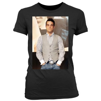 Robbie Williams Women's Junior Cut Crewneck T-Shirt