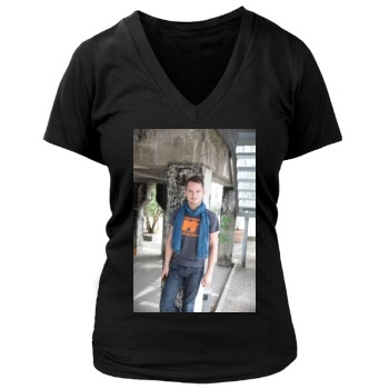 Elijah Wood Women's Deep V-Neck TShirt