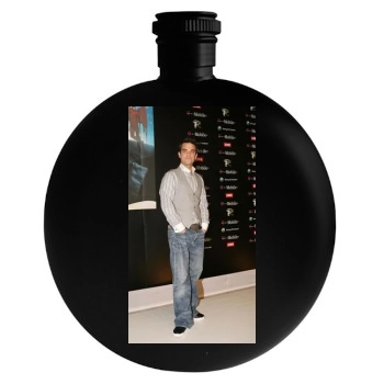 Robbie Williams Round Flask