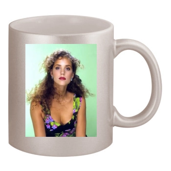 Elizabeth Berkley 11oz Metallic Silver Mug