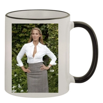 Elizabeth Berkley 11oz Colored Rim & Handle Mug