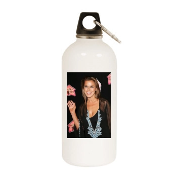 Rosa Blasi White Water Bottle With Carabiner