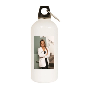 Rosa Blasi White Water Bottle With Carabiner