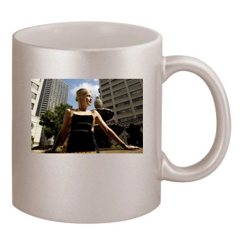 Rosamund Pike 11oz Metallic Silver Mug