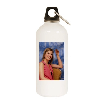 Rosamund Pike White Water Bottle With Carabiner