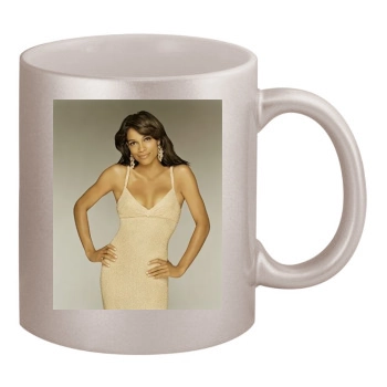 Rosario Dawson 11oz Metallic Silver Mug