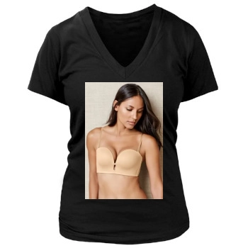 Emanuela de Paula Women's Deep V-Neck TShirt