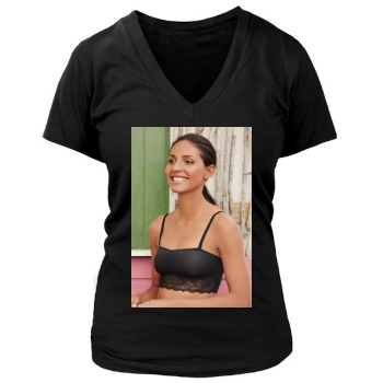 Emanuela de Paula Women's Deep V-Neck TShirt