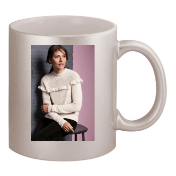 Emanuela de Paula 11oz Metallic Silver Mug