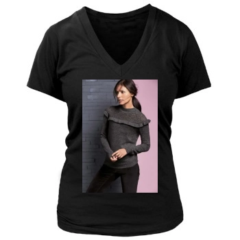 Emanuela de Paula Women's Deep V-Neck TShirt