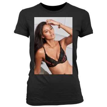 Emanuela de Paula Women's Junior Cut Crewneck T-Shirt