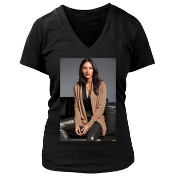 Emanuela de Paula Women's Deep V-Neck TShirt