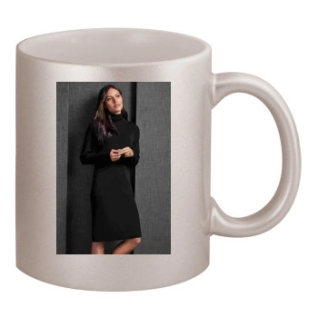 Emanuela de Paula 11oz Metallic Silver Mug