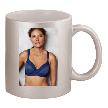 Emanuela de Paula 11oz Metallic Silver Mug