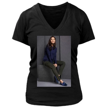 Emanuela de Paula Women's Deep V-Neck TShirt