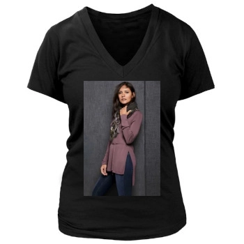 Emanuela de Paula Women's Deep V-Neck TShirt