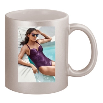 Emanuela de Paula 11oz Metallic Silver Mug