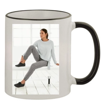 Emanuela de Paula 11oz Colored Rim & Handle Mug