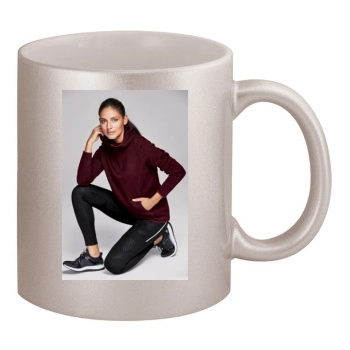 Emanuela de Paula 11oz Metallic Silver Mug