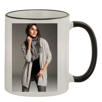 Emanuela de Paula 11oz Colored Rim & Handle Mug