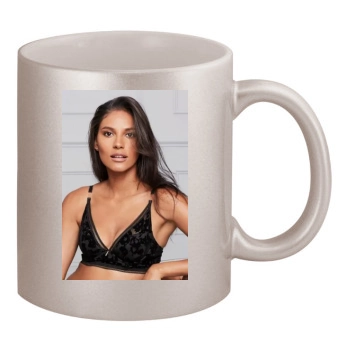 Emanuela de Paula 11oz Metallic Silver Mug