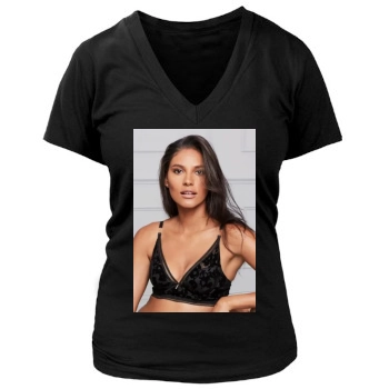 Emanuela de Paula Women's Deep V-Neck TShirt